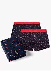 Atlantic 2-pack bokserki męskie 2GMH-027-GRANATOWY