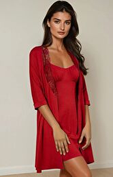 Elegancki szlafrok damski cienki Allure