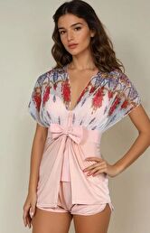 Imperia krótki szlafrok damski LC 90041