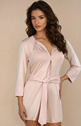 Krótki szlafrok damski wiskoza Rizen LC 90071