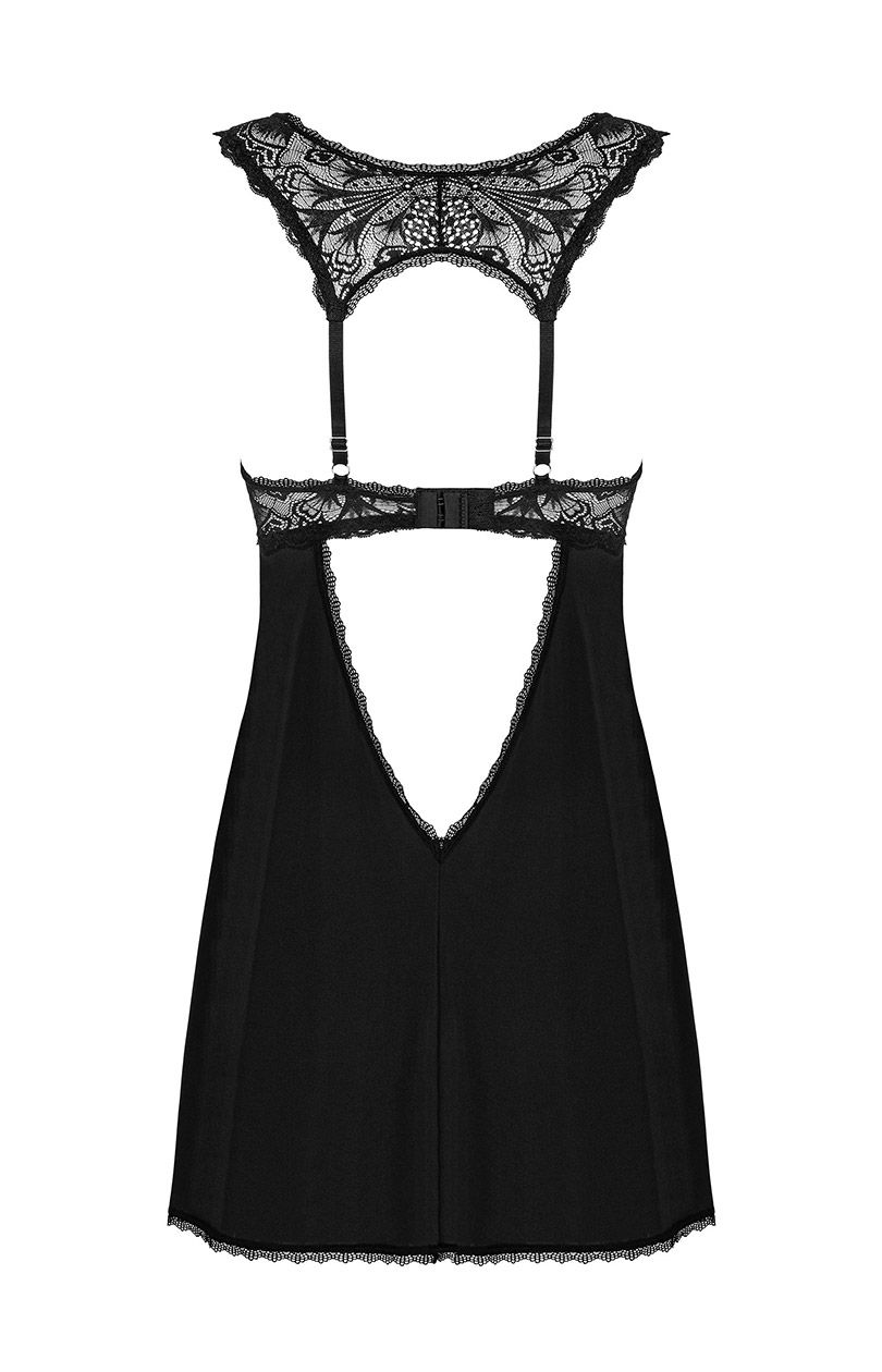 Babydoll Sexy Lingerie per Donna Pizzo Floreale Scollo A V