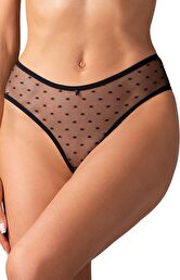 Obsessive otwarte figi damskie w groszki Nuites