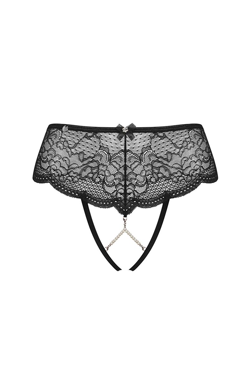 OBSESSIVE 857-CHE-1 CHEMISE Set con Perizoma Lingerie