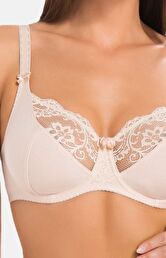 Beżowy biustonosz miękki soft Anastasia