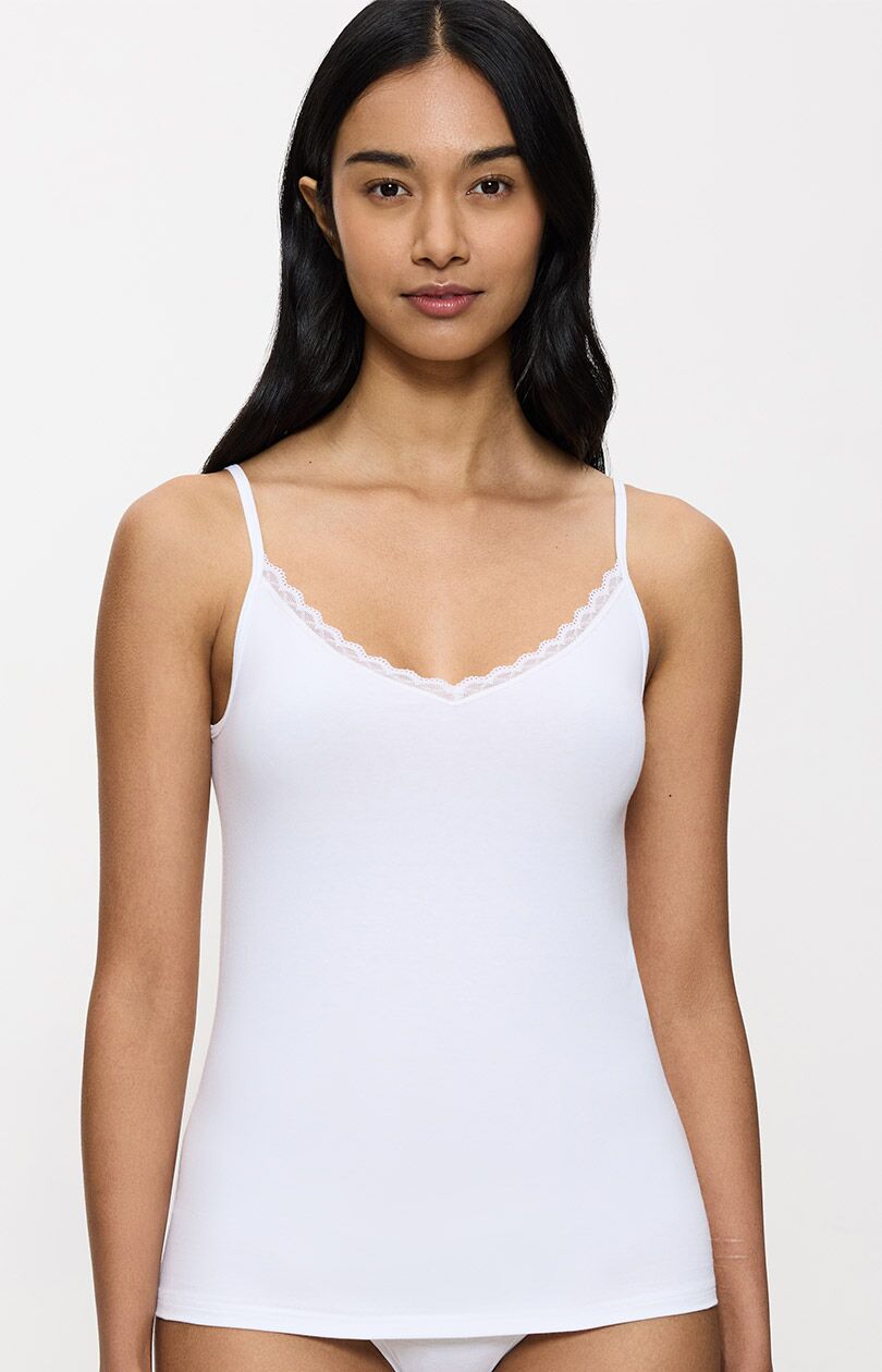 Triumph podkoszulek damski Feel Of Cotton 10224994-0003 (biały)