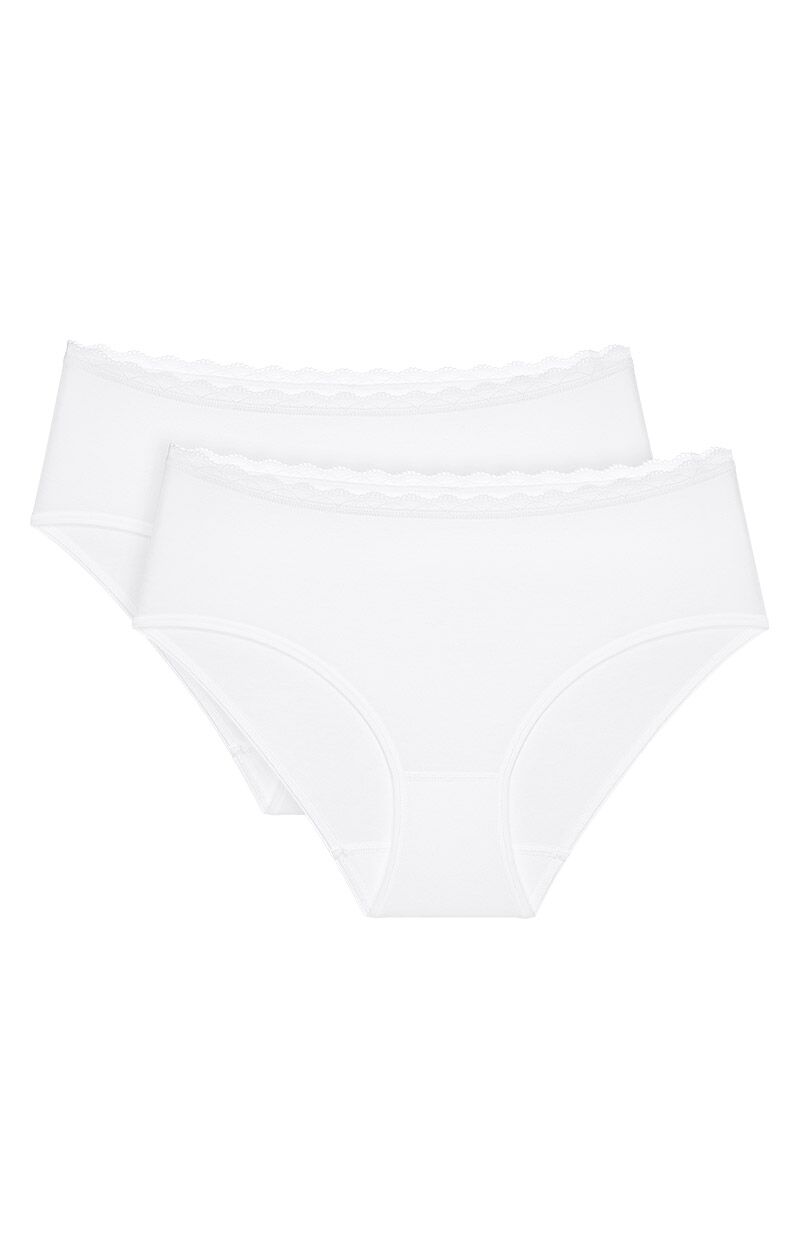Triumph 2-pack figi damskie Feel Of Cotton 10225011-0003 (biały)